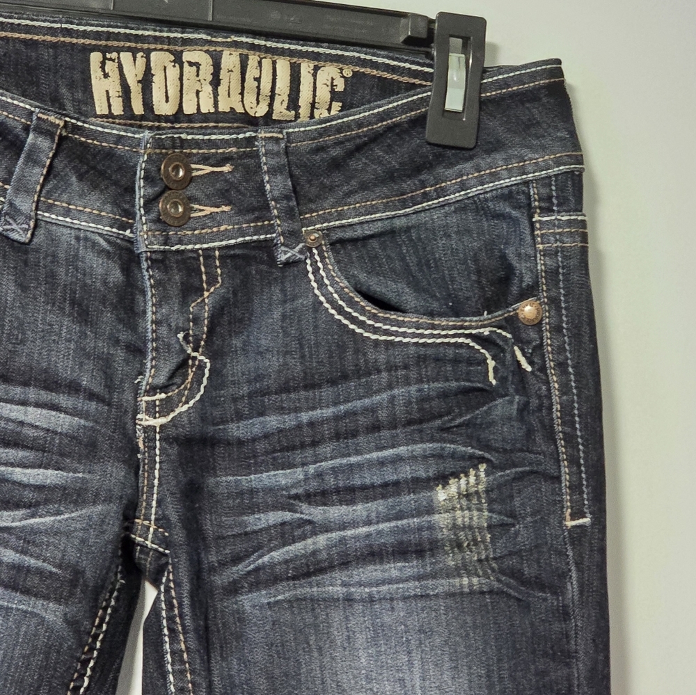 NWOT Hydraulic Denim Jeans Women's Size 7/8 Metro Flare - Picture 4 of 15